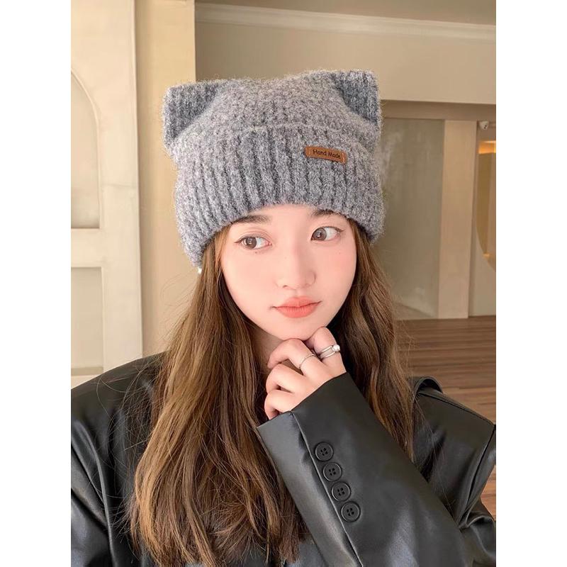E’nes 🇰🇷Laetitia 貓耳朵毛帽-細節圖2