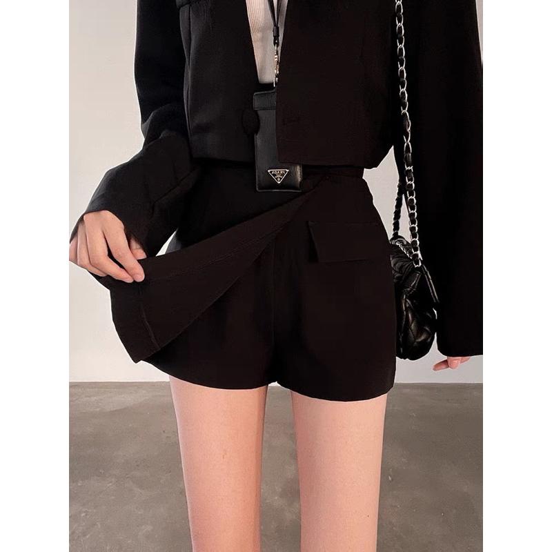 𝐄’𝐧𝐞𝐬 🇰🇷 Lady Lilith 高級感短西外+A字高腰包臀短裙套裝-細節圖5