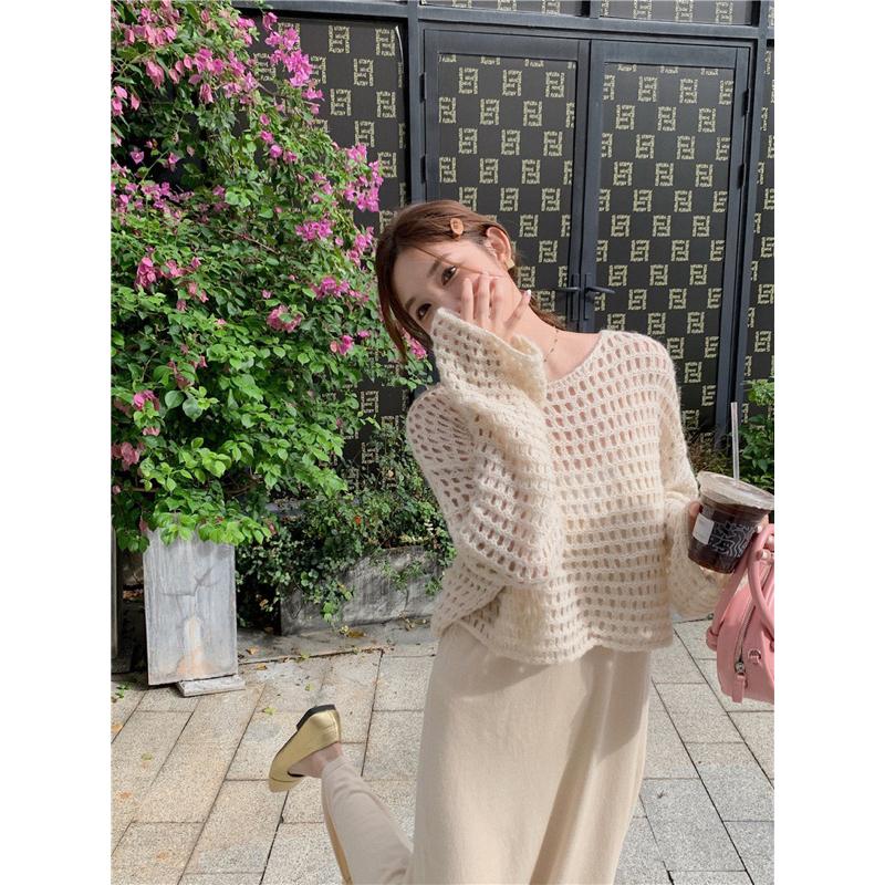 𝐄＇𝐧𝐞𝐬🇰🇷蜜糖鬆餅🥞溫柔套裝（吊帶裙+毛衣一組）-細節圖5