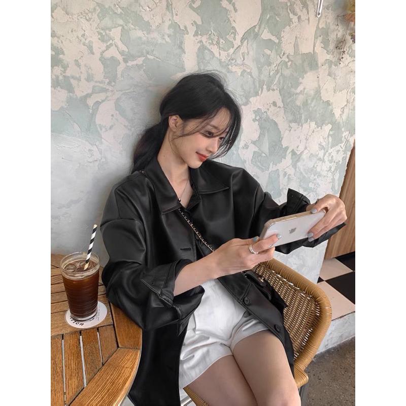 𝐄＇𝐧𝐞𝐬 🇰🇷附實拍🌟人氣明星的私生活 百搭皮外-細節圖3