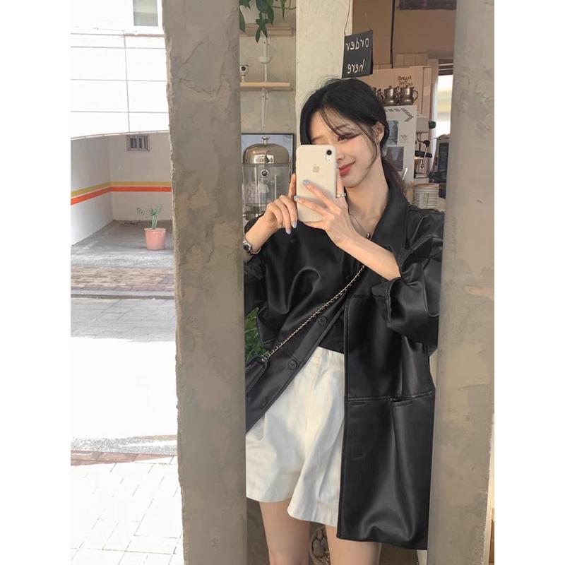 𝐄＇𝐧𝐞𝐬 🇰🇷附實拍🌟人氣明星的私生活 百搭皮外-細節圖4