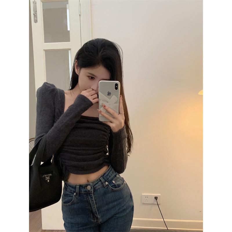 𝐄＇𝐧𝐞𝐬🇰🇷Bacchus 方領針織上衣-細節圖7