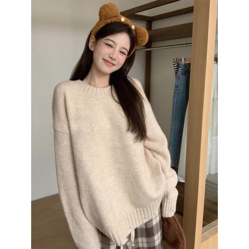 E’nes 🇰🇷 J’adore 卡通刺繡圓領毛衣-細節圖5