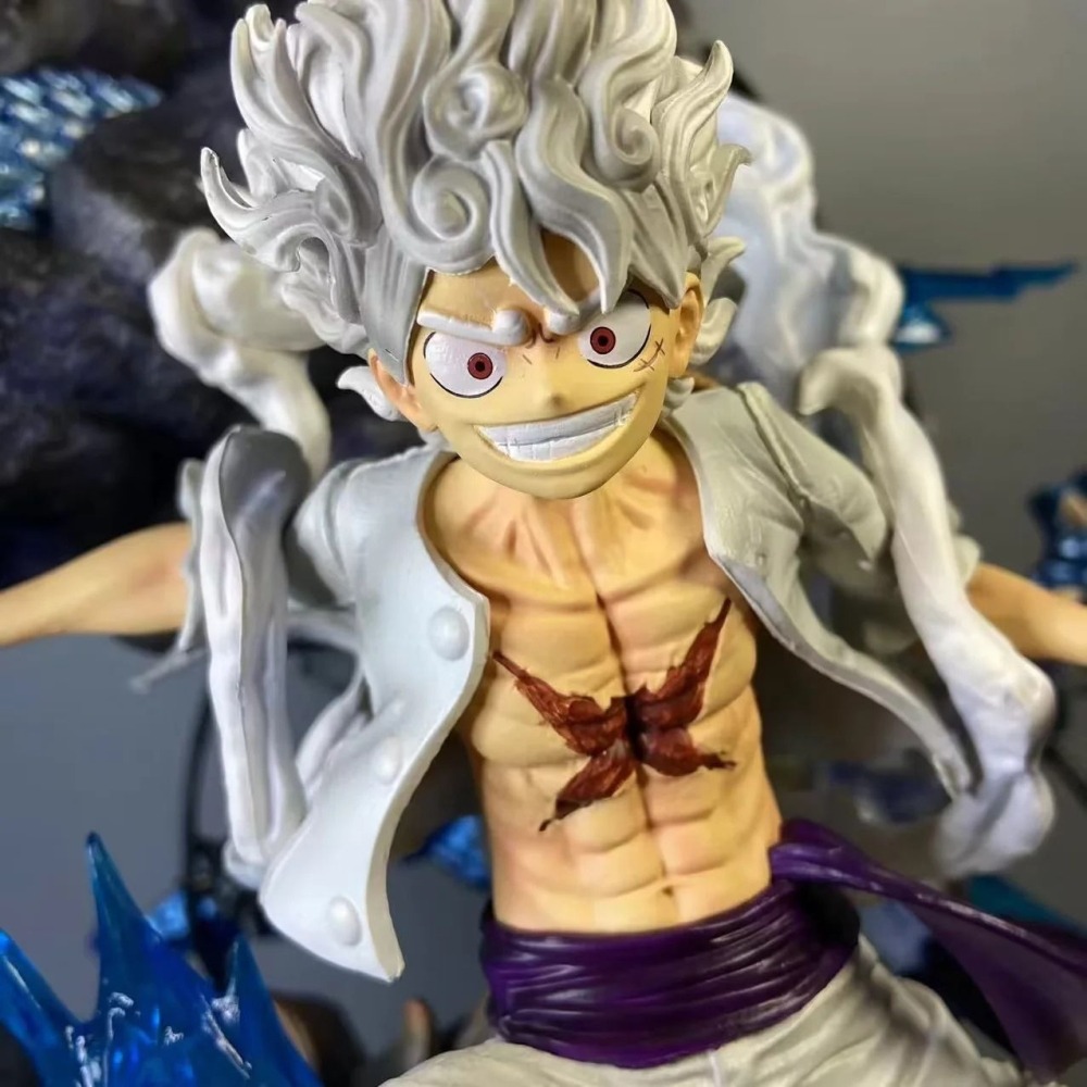 惠美玩品 現貨 海賊王 GK 公仔 2310 只能選賣家宅配 超大 五檔尼卡路飛VS凱多 可發光 雕像 模型 盒裝-細節圖6