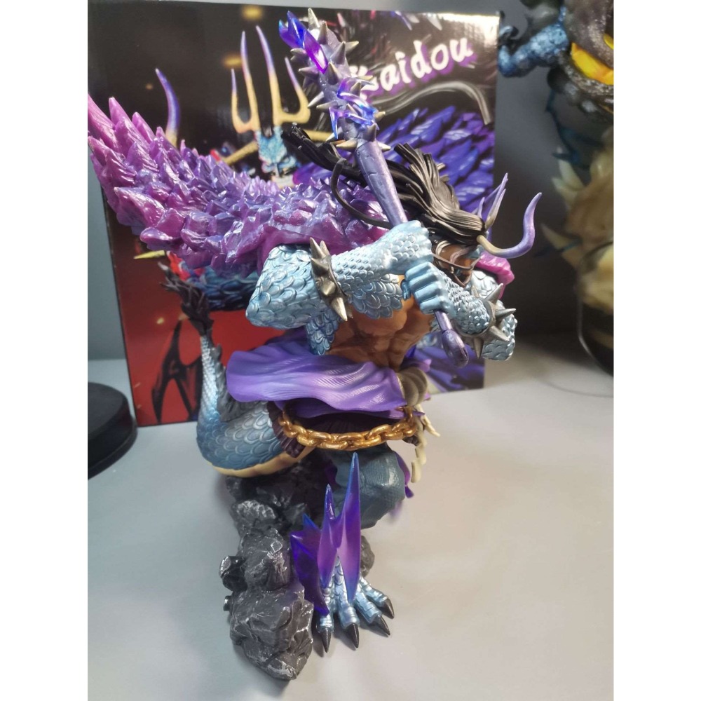 惠美玩品 現貨 海賊王 其他 公仔 2310 LX凱多 新老四皇 制霸共鳴 雕像場景 盒裝-細節圖4