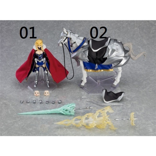 惠美玩品 Fate Grand Order Figma-568 公仔 2310 阿爾托莉雅白槍 盔甲白馬共二款