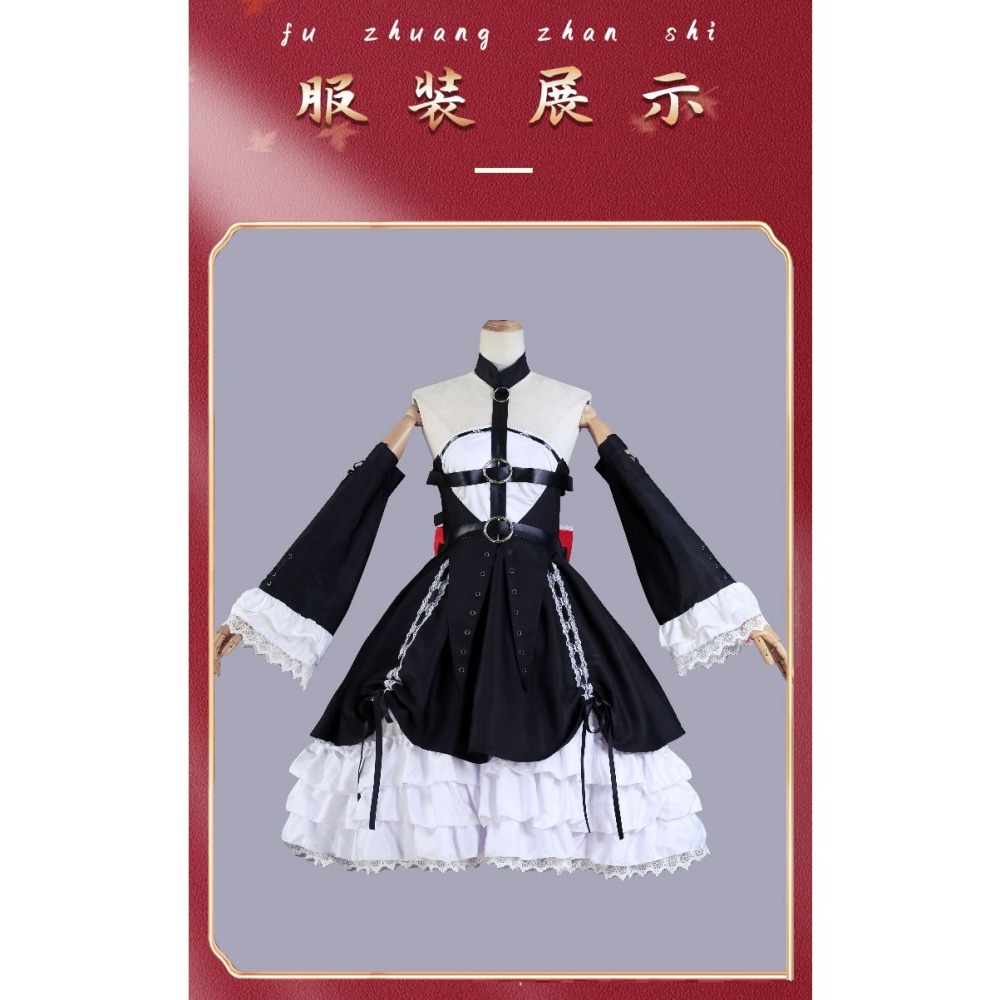 惠美玩品 死或生 其他 服飾 2306 瑪麗蘿絲 cos 遊戲角色c服 洛麗塔洋裝cosplay 生與死 5-細節圖5