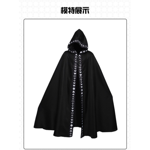 惠美玩品 歐美系列 其他 服飾 2307 萬聖節cos 連帽印花斗篷 中世紀文藝復興披風 演出服影視服裝披風