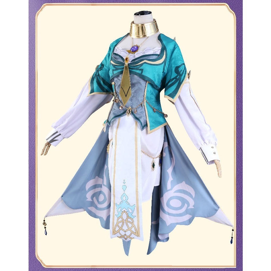 惠美玩品 原神 其他 服飾 2307 葉隱芳名麗莎 cosplay遊戲 須彌學者套裝麗莎皮膚c服-細節圖5