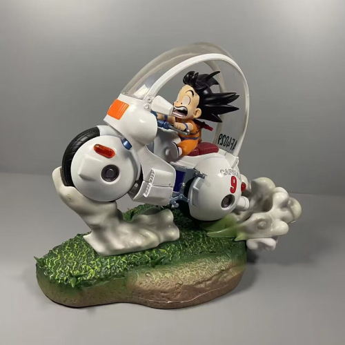 惠美玩品 七龍珠 GK 公仔 2308 超級賽亞人 機車 摩托車 小悟空 坐姿 模型 盒裝