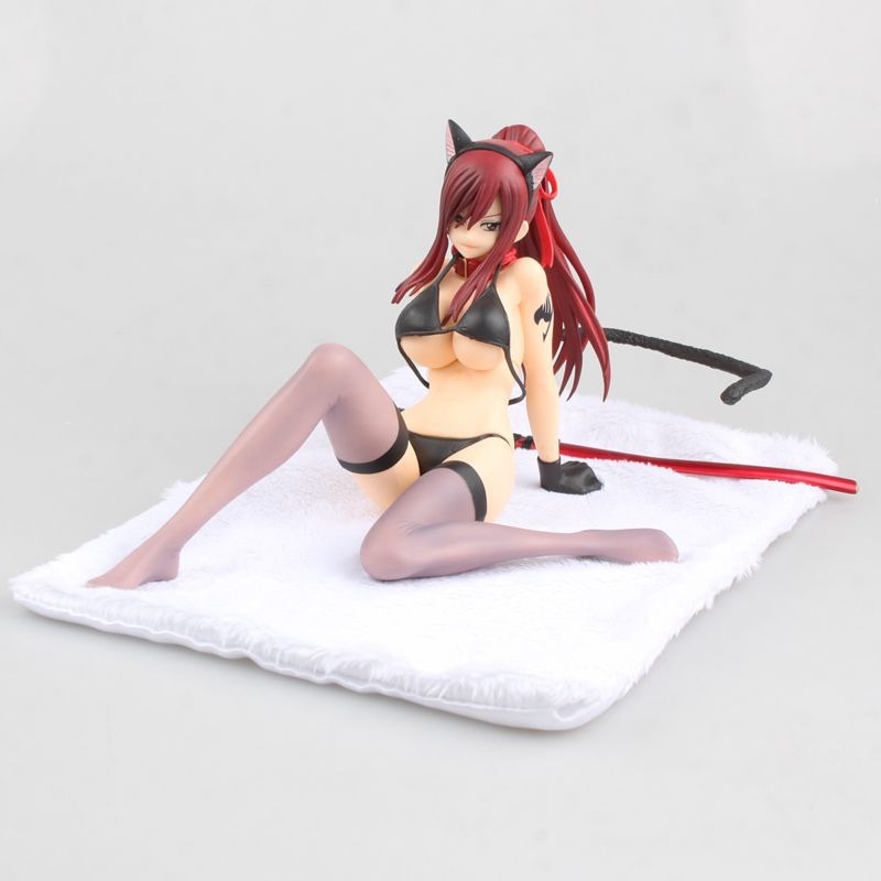 惠美玩品 現貨 Fairy Tail Orcatoys 公仔 1612 艾爾莎傑拉爾 黑貓 白貓 共兩款-細節圖6