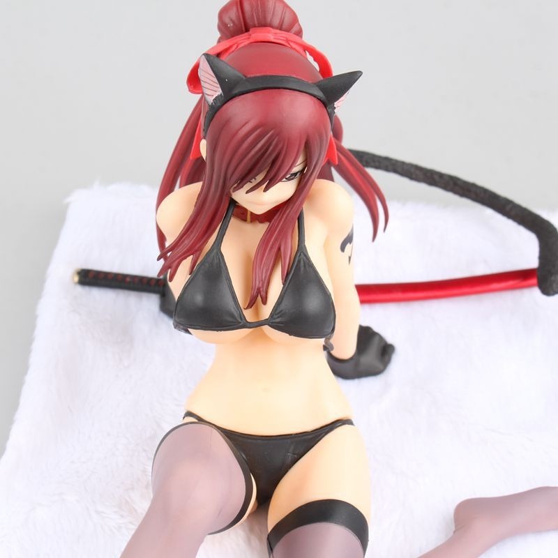 惠美玩品 現貨 Fairy Tail Orcatoys 公仔 1612 艾爾莎傑拉爾 黑貓 白貓 共兩款-細節圖8