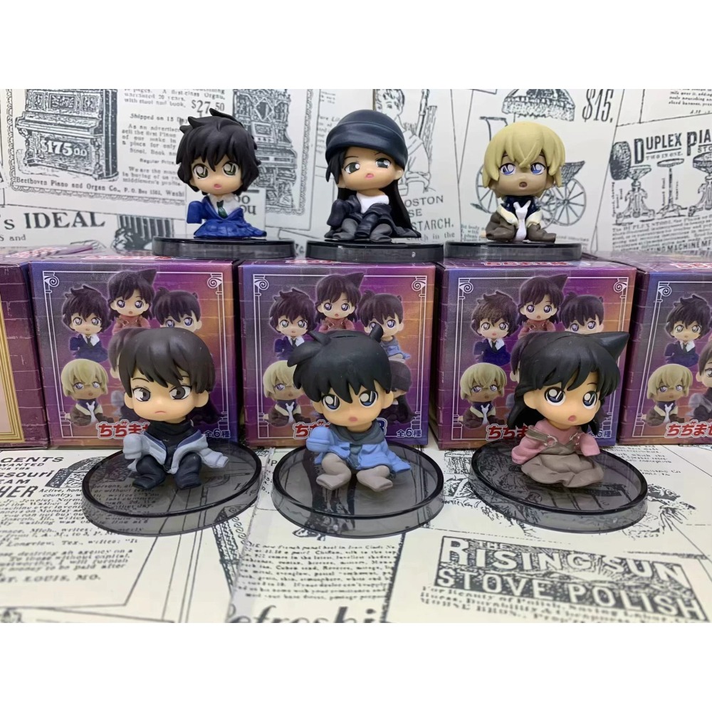 惠美玩品 現貨 柯南 BD 公仔 1906 工籐新一 安室透 灰原哀 坐姿 二代-細節圖2