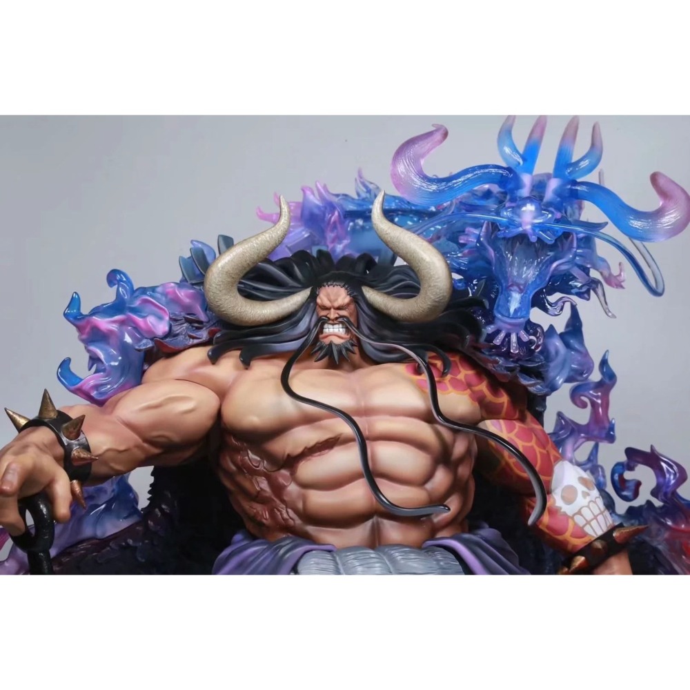 惠美玩品 現貨 海賊王 POP 公仔 2105 只能選賣家宅配 四皇百獸凱多 超大版 凱多 場景 模型盒裝-細節圖2