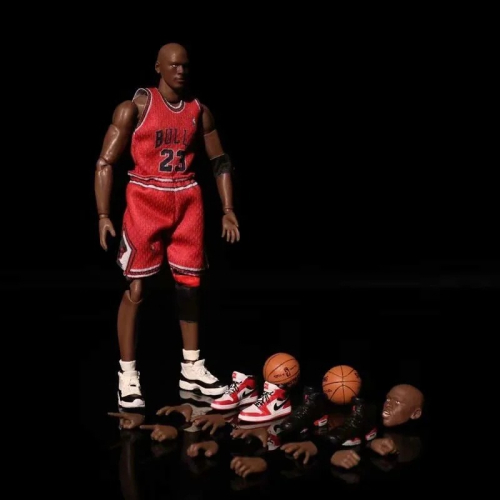 惠美玩品 現貨 歐美系列 其他 公仔 2105 籃球明星 maf喬丹 23號紅衣 Michael Jordan 可動