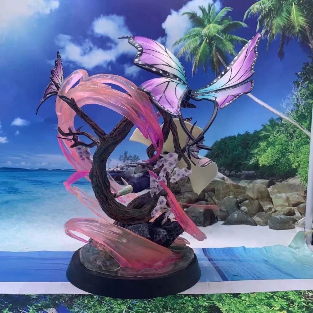 惠美玩品 現貨 鬼滅之刃 GK 公仔 2105 全家或賣家宅配 鬼殺隊 蟲柱蝴蝶忍 場景 雕像模型盒裝-細節圖6