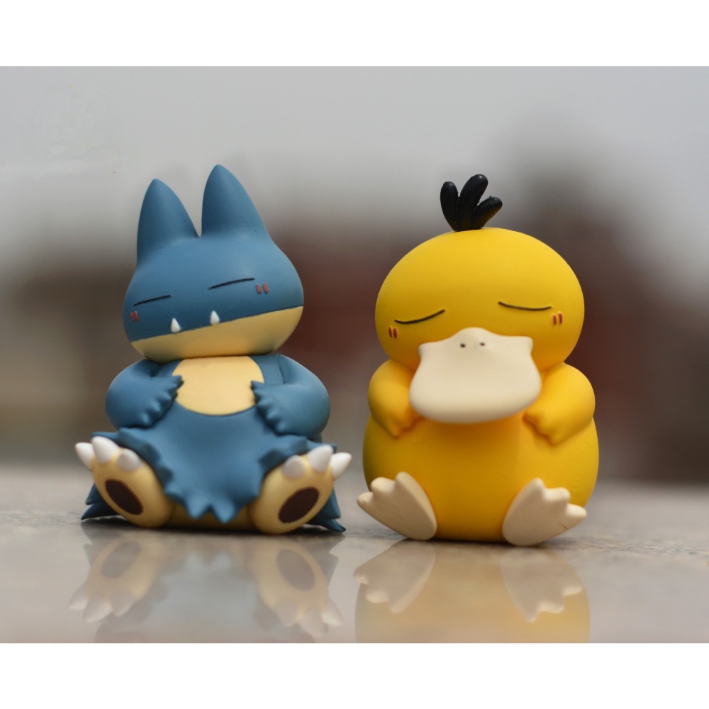 惠美玩品 現貨 神奇寶貝 其他 公仔 2210 寶可夢 萌寶系列 睡眠 可達鴨 小卡比獸 大卡比獸 家居擺件 共三款-細節圖2