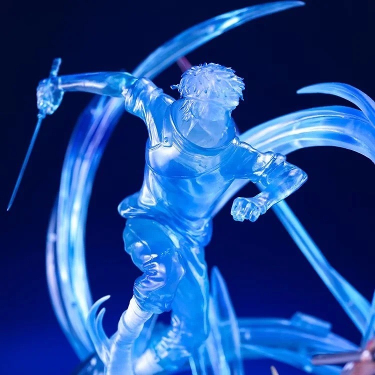 惠美玩品 現貨 火影忍者 GK 公仔 2306 只能選賣家宅配 燃風.宇智波止水 流風 可發光 雕像 場景 模型 盒裝-細節圖6