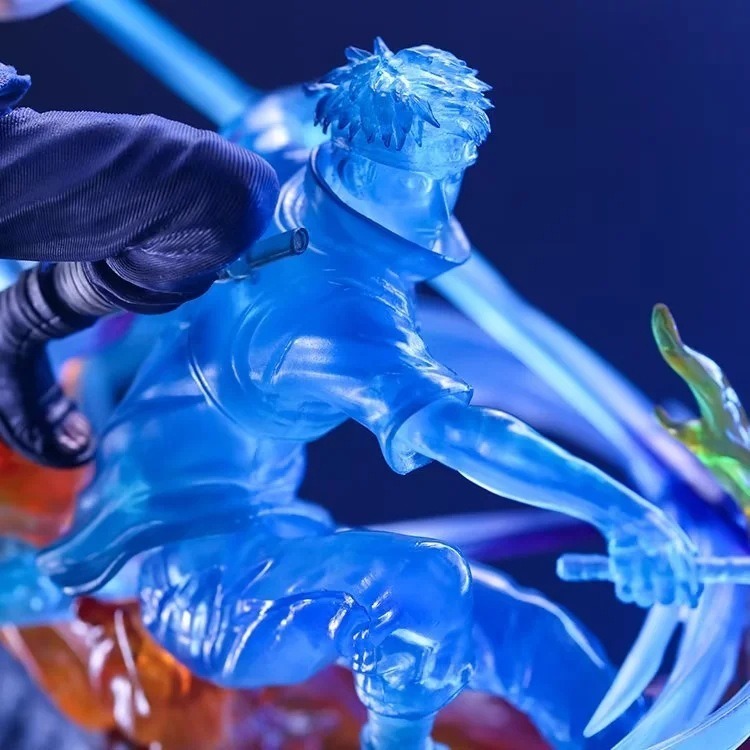 惠美玩品 現貨 火影忍者 GK 公仔 2306 只能選賣家宅配 燃風.宇智波止水 流風 可發光 雕像 場景 模型 盒裝-細節圖7