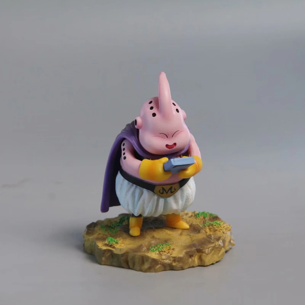 惠美玩品 七龍珠 其他 公仔 2402 超級賽亞人 氣 魔人胖布歐 遊戲機 可替換頭 Q版 爆模型-細節圖2