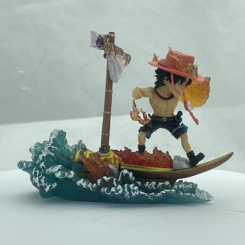 惠美玩品 海賊王 其他 公仔 2403 G5系列 Q版 火拳 艾斯火力船 雕像場景 鬼島系列