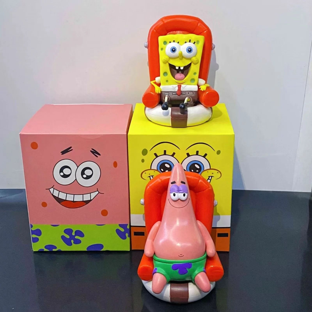 惠美玩品 歐美系列 其他 公仔 2403 海綿寶寶 享受生活系列 派大星 泳圈沙發 Q版 共兩款-細節圖3