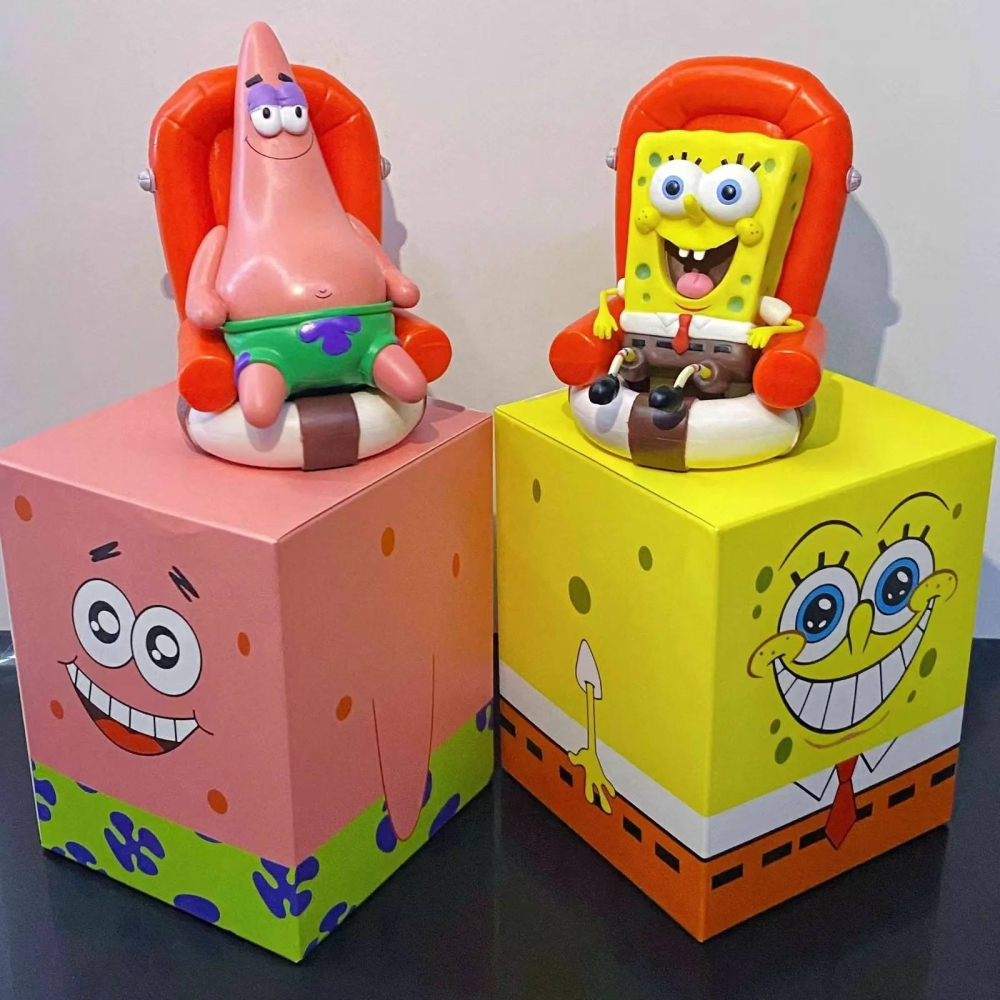 惠美玩品 歐美系列 其他 公仔 2403 海綿寶寶 享受生活系列 派大星 泳圈沙發 Q版 共兩款-細節圖5