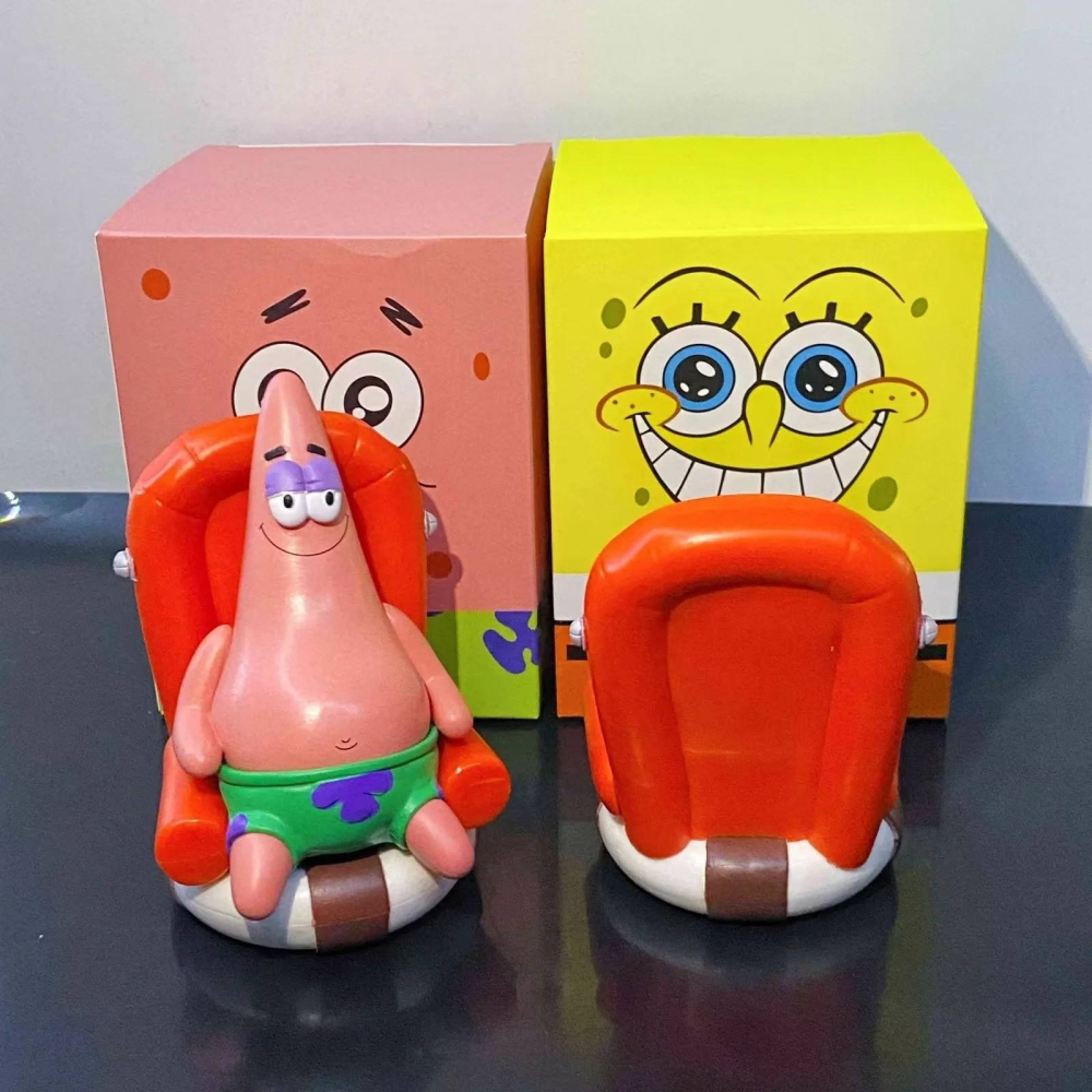 惠美玩品 歐美系列 其他 公仔 2403 海綿寶寶 享受生活系列 派大星 泳圈沙發 Q版 共兩款-細節圖6