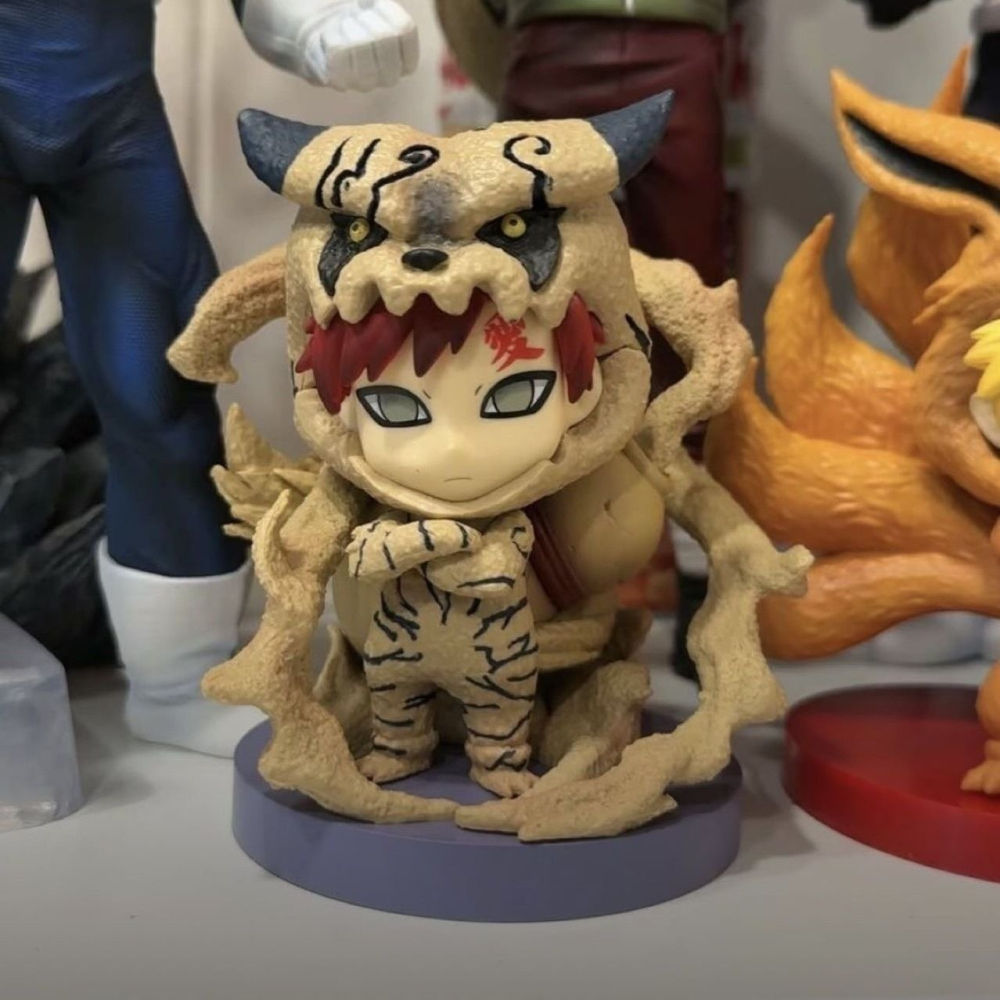 惠美玩品 火影忍者 其他 公仔 2403 SD 我愛羅 尾獸玩偶服 Q版車載機箱擺件-細節圖6