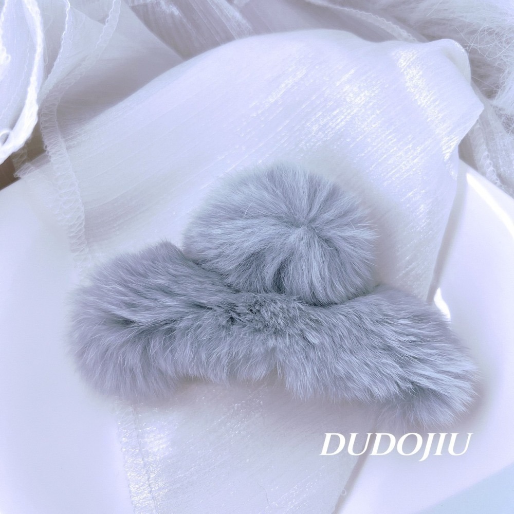 DUDOJIU♡｜🇰🇷正韓飾品✈️ 韓國帶回 ♡絨毛超質感髮夾 鯊魚夾 抓夾-細節圖5