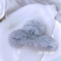 DUDOJIU♡｜🇰🇷正韓飾品✈️ 韓國帶回 ♡絨毛超質感髮夾 鯊魚夾 抓夾-規格圖7