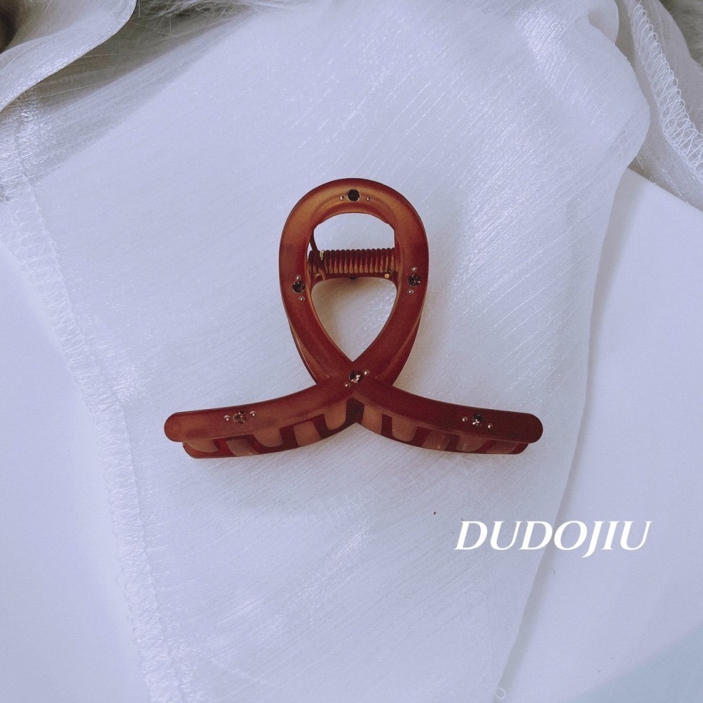 DUDOJIU♡｜🇰🇷正韓飾品✈️ 韓國帶回 ♡閃閃水鑽磨沙髮夾 鯊魚夾 抓夾-細節圖6
