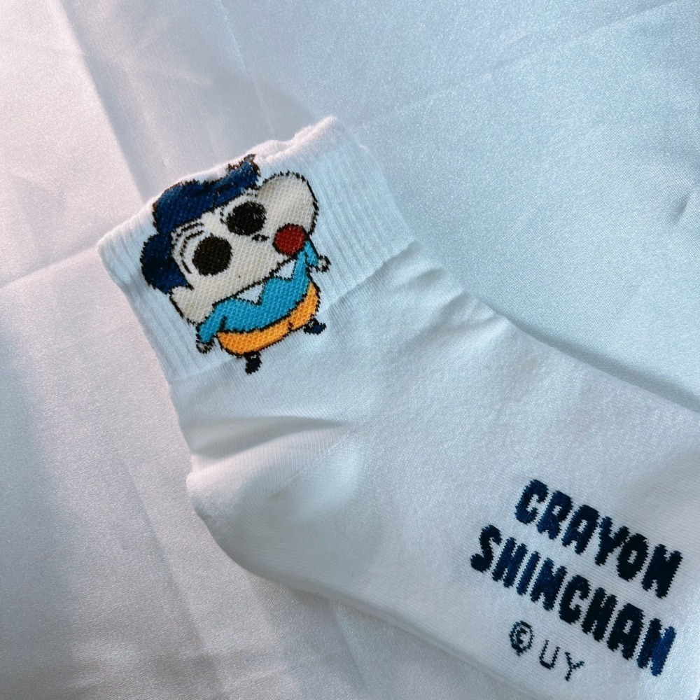 DUDOJIU♡｜🇰🇷韓國襪子 蠟筆小新系列仰角角色中筒襪 正韓 男襪女襪 長襪 韓襪 韓國襪-細節圖2