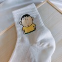 DUDOJIU♡｜🇰🇷韓國襪子 蠟筆小新系列仰角角色中筒襪 正韓 男襪女襪 長襪 韓襪 韓國襪-規格圖7