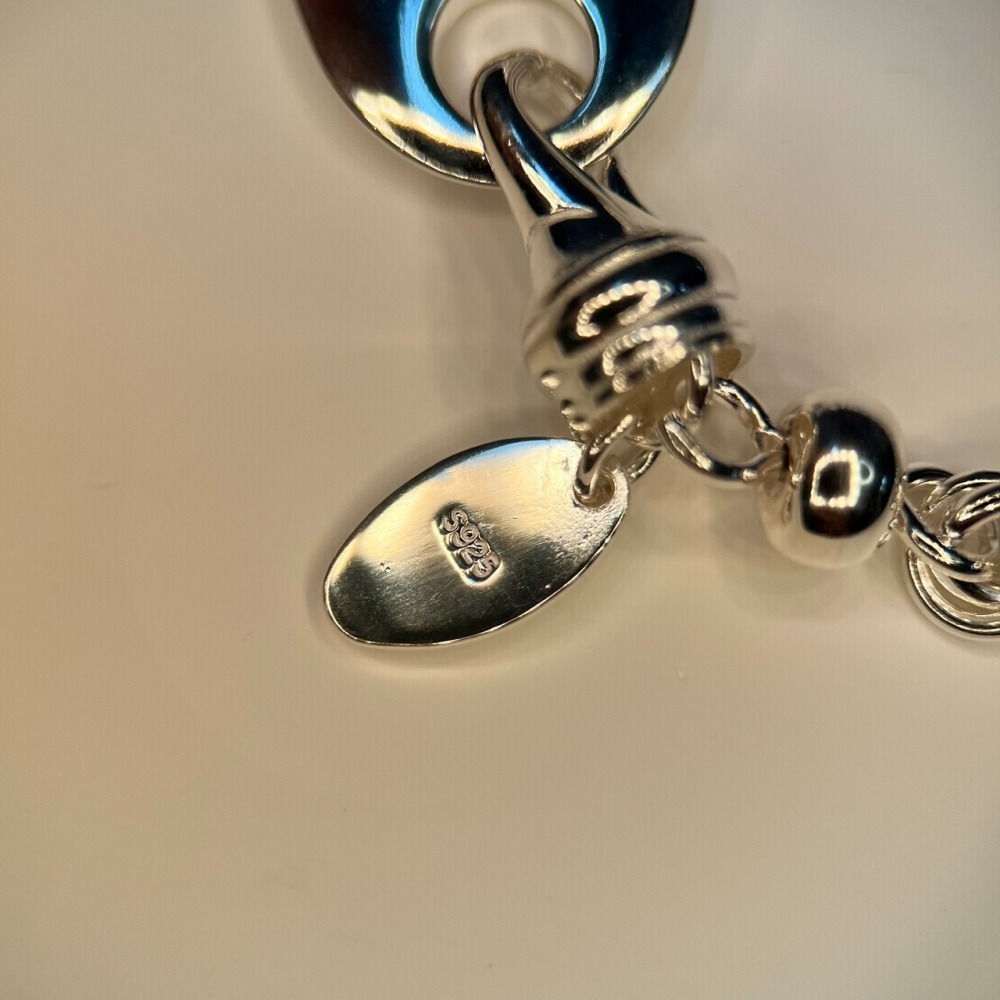 DUDOJIU♡｜💎S925銀 豬鼻扣圈圈銀手鍊 純銀 銀飾品-細節圖3