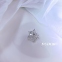 DUDOJIU♡｜🇰🇷正韓飾品 ♡鑲嵌水鑽／珍珠｜閃閃｜小香風山茶花｜美人魚金線｜迷你貓／熊 小髮夾 小抓夾-規格圖7