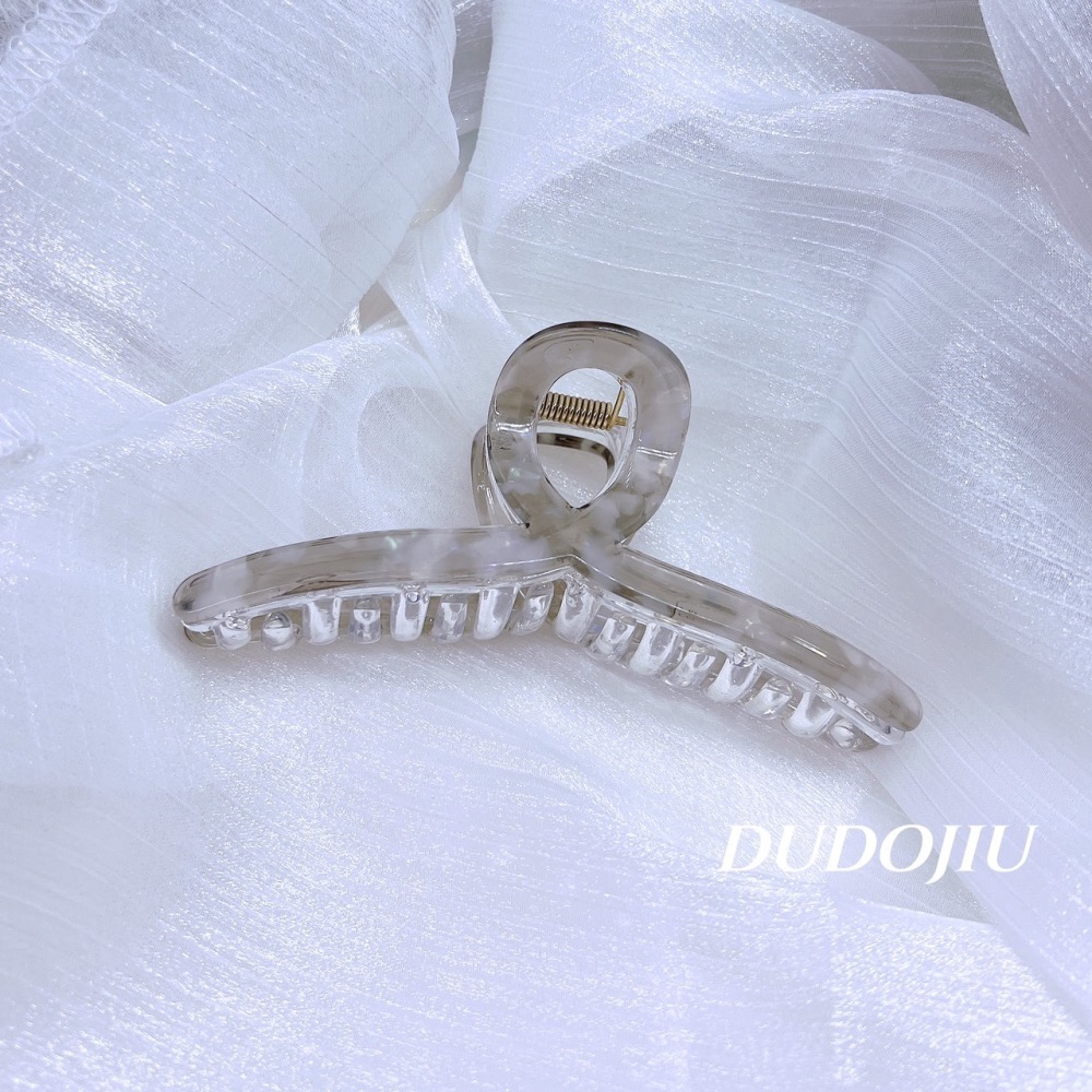 DUDOJIU♡｜🇰🇷正韓飾品✈️ 韓國帶回 ♡美人魚醋酸鏤空｜美人魚醋酸交叉 鯊魚夾 髮夾 抓夾-細節圖8