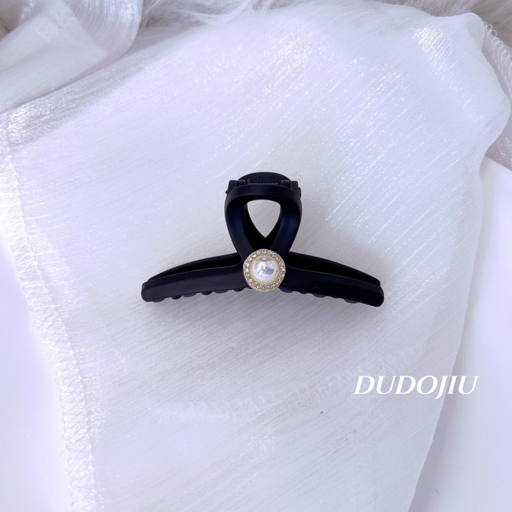 DUDOJIU♡｜🇰🇷正韓飾品✈️ 韓國帶回 ♡超美珍珠磨沙髮夾 鯊魚夾 抓夾-細節圖2