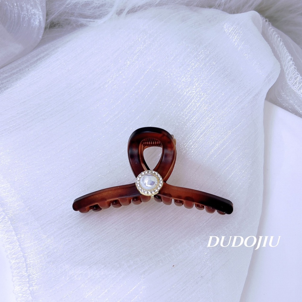 DUDOJIU♡｜🇰🇷正韓飾品✈️ 韓國帶回 ♡超美珍珠磨沙髮夾 鯊魚夾 抓夾-細節圖4