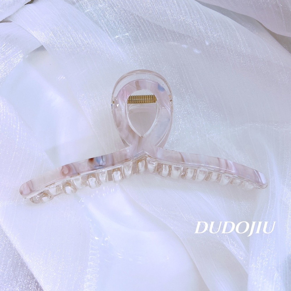 DUDOJIU♡｜🇰🇷正韓飾品✈️ 韓國帶回 ♡美人魚醋酸鯊魚夾（適合髮量多者♡） 髮夾 抓夾-細節圖2