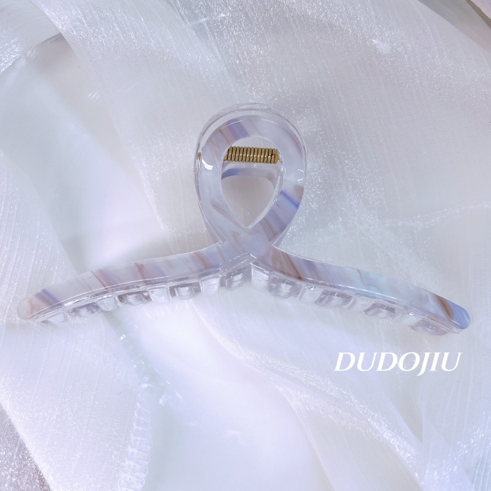DUDOJIU♡｜🇰🇷正韓飾品✈️ 韓國帶回 ♡美人魚醋酸鯊魚夾（適合髮量多者♡） 髮夾 抓夾-細節圖3