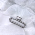 DUDOJIU♡｜🇰🇷正韓飾品✈️ 韓國帶回 ♡高級感輕奢金屬珍珠鯊魚夾（適合髮量多者♡） 髮夾 抓夾-規格圖4