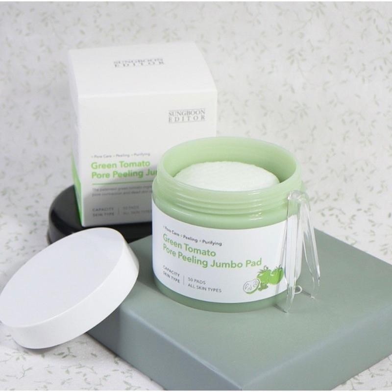 多荳啾 DUDOJIU♡｜🔜快速出貨🚚 🇰🇷韓國 Sungboon Editor 綠番茄毛孔去角質棉片-細節圖3