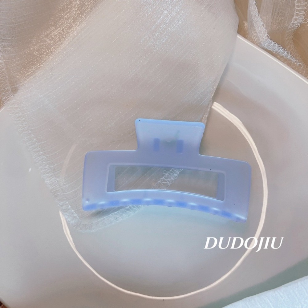 DUDOJIU♡｜🇰🇷正韓飾品✈️ 韓國帶回 ♡果凍色鏤空質感髮夾 鯊魚夾 抓夾（隨機出）-細節圖2