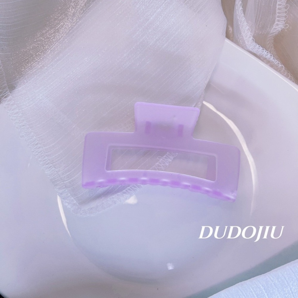 DUDOJIU♡｜🇰🇷正韓飾品✈️ 韓國帶回 ♡果凍色鏤空質感髮夾 鯊魚夾 抓夾（隨機出）-細節圖3