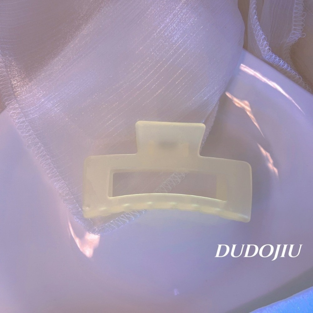 DUDOJIU♡｜🇰🇷正韓飾品✈️ 韓國帶回 ♡果凍色鏤空質感髮夾 鯊魚夾 抓夾（隨機出）-細節圖6