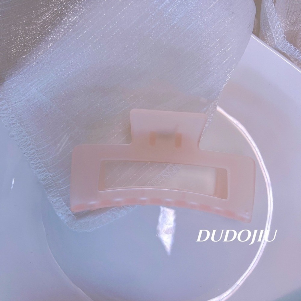 DUDOJIU♡｜🇰🇷正韓飾品✈️ 韓國帶回 ♡果凍色鏤空質感髮夾 鯊魚夾 抓夾（隨機出）-細節圖7