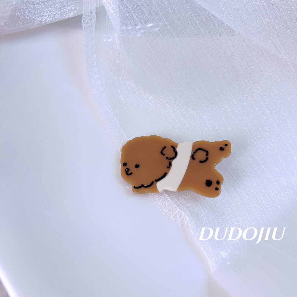 DUDOJIU♡｜🇰🇷正韓飾品✈️ 韓國帶回 ♡韓國新品小狗狗鯊魚夾｜邊夾｜髮圈 髮夾 瀏海夾-細節圖5