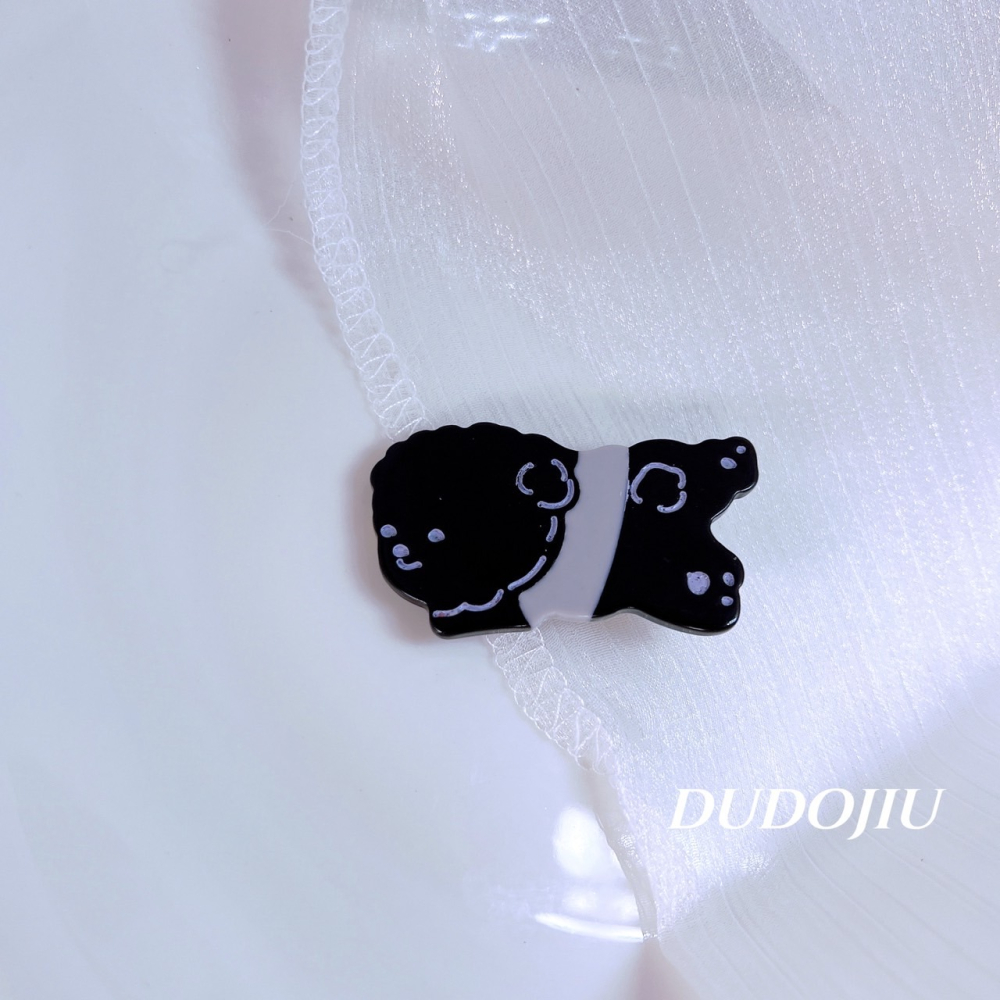 DUDOJIU♡｜🇰🇷正韓飾品✈️ 韓國帶回 ♡韓國新品小狗狗鯊魚夾｜邊夾｜髮圈 髮夾 瀏海夾-細節圖6
