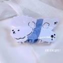 DUDOJIU♡｜🇰🇷正韓飾品✈️ 韓國帶回 ♡韓國新品小狗狗鯊魚夾｜邊夾｜髮圈 髮夾 瀏海夾-規格圖9